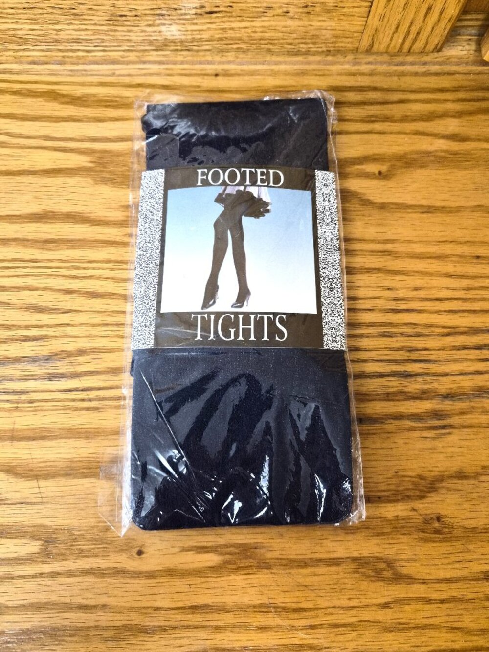 Vintage 90s Navy Blue Tights Deadstock Retro Dark Academia Preppy Mod Revival